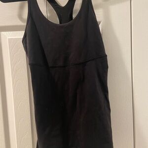 Lululemon black size 8 tank top